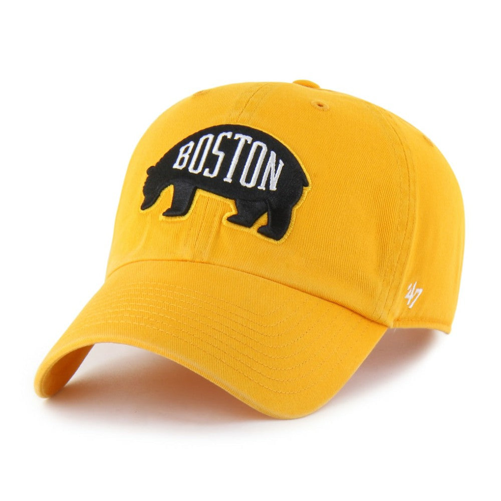 Boston Bruins '47 Core Logo Clean Up Adjustable Hat -  NHL Hats