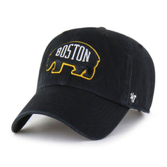 Boston Bruins '47 Alternate Logo Clean Up Adjustable Hat -  NHL Hats