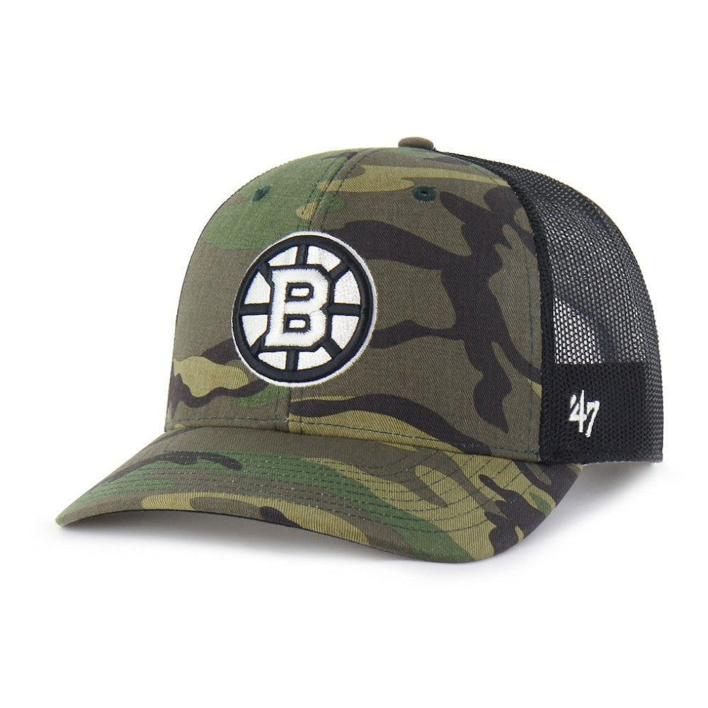 Boston Bruins '47 Trucker Snapback Hat -  NHL Hats
