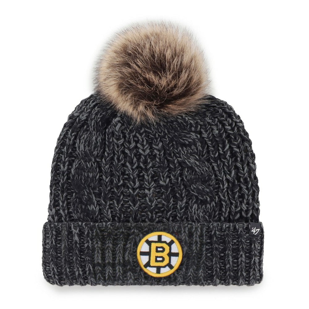 Boston Bruins '47 Women's Meeko Cuffed Knit Hat -  NHL Hats
