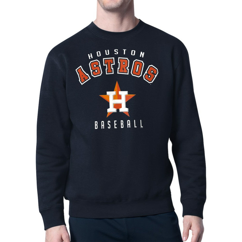 Houston Astros Starter Team Logo Fleece Pullover Sweatshirt - MLB Pullover