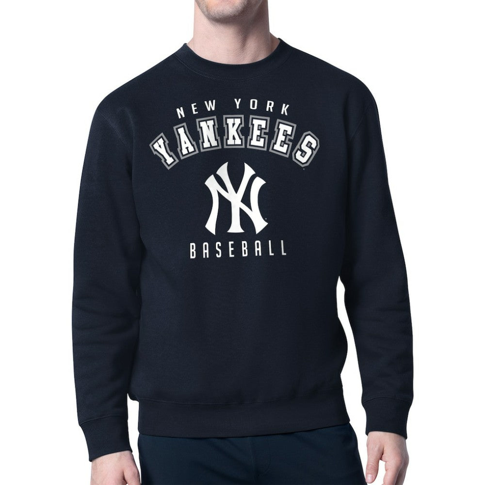 New York Yankees Starter Team Logo Fleece Pullover Sweatshirt - MLB Pullover