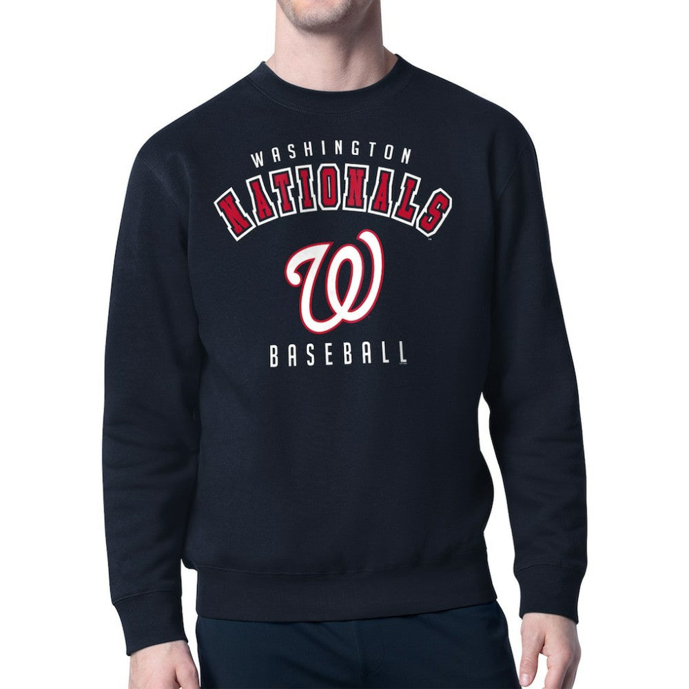 Washington Nationals Starter Team Logo Fleece Pullover Sweatshirt - MLB Pullover