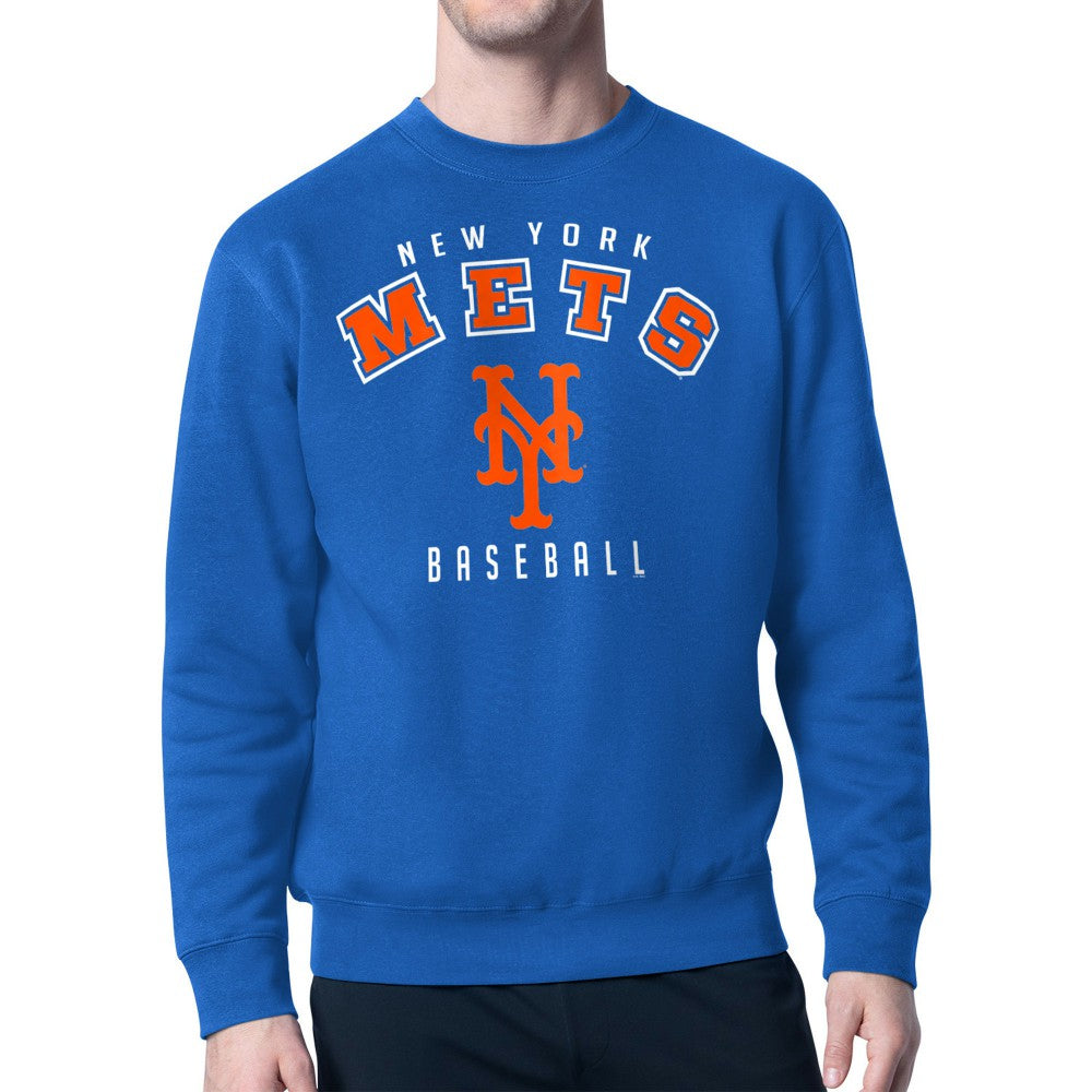New York Mets Starter Team Logo Fleece Pullover Sweatshirt - MLB Pullover