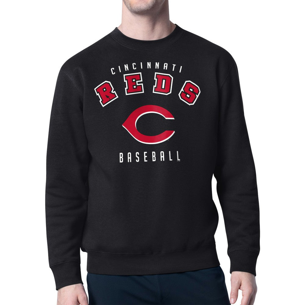 Cincinnati Reds Starter Team Logo Fleece Pullover Sweatshirt - MLB Pullover