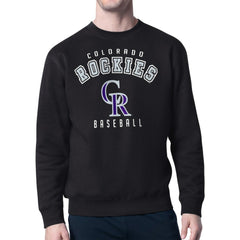 Colorado Rockies Starter Team Logo Fleece Pullover Sweatshirt - MLB Pullover