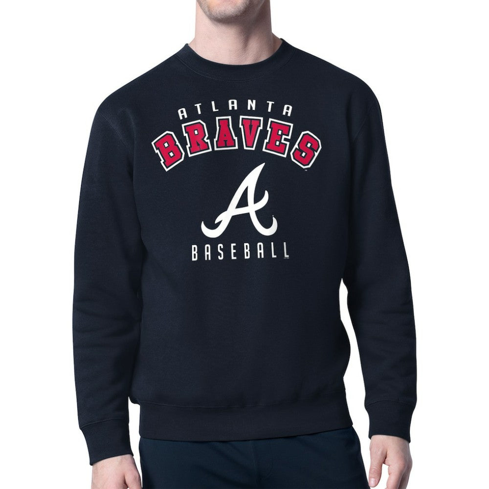 Atlanta Braves Starter Team Logo Fleece Pullover Sweatshirt - MLB Pullover