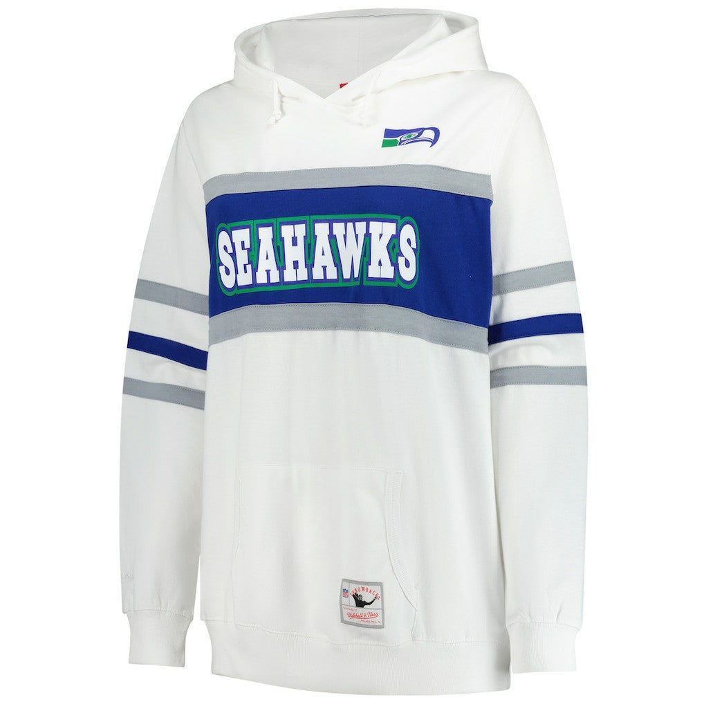 Seattle Seahawks Women's Plus Size Head Coach Throwback Pullover Hoodie | NFL Discount
