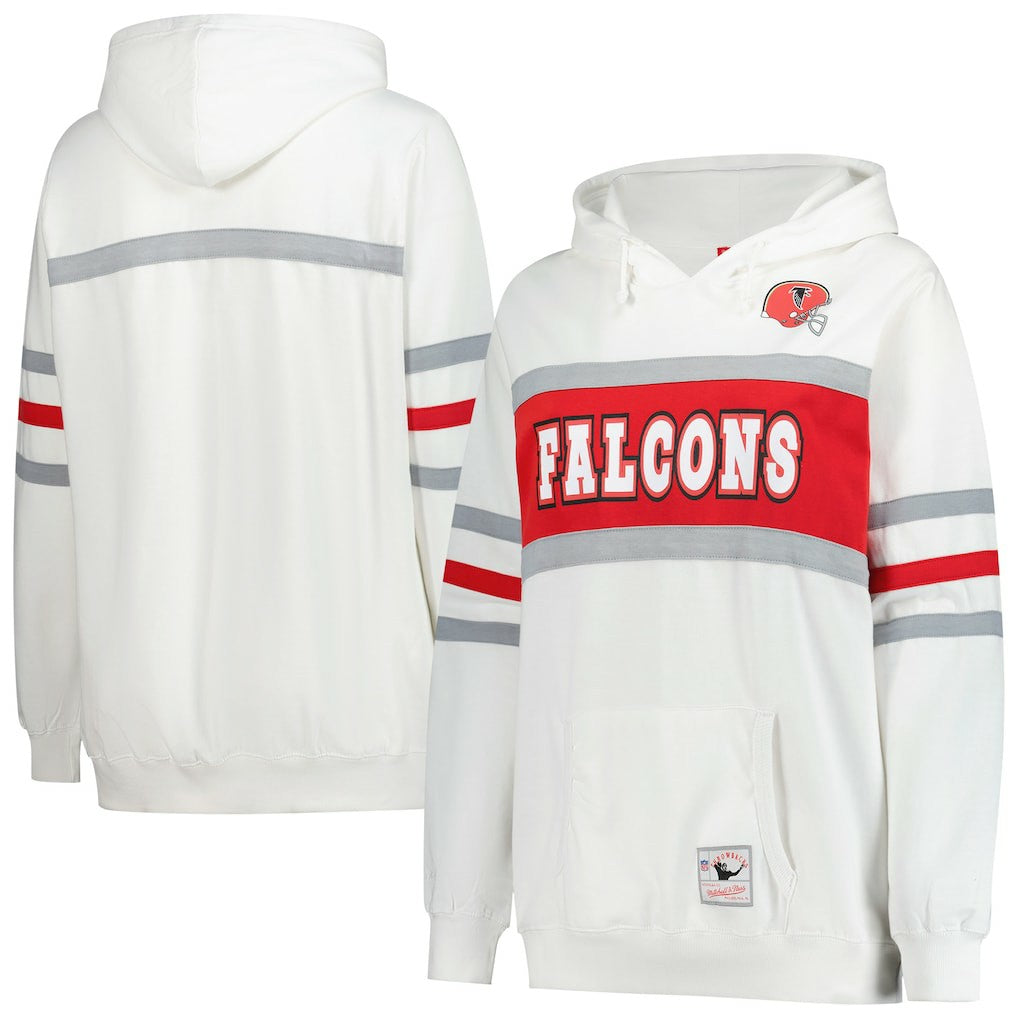 Atlanta Falcons Women's Plus Size Head Coach Throwback Pullover Hoodie | NFL US