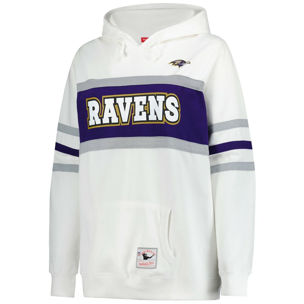 Baltimore Ravens Women's Plus Size Head Coach Throwback Pullover Hoodie | NFL New