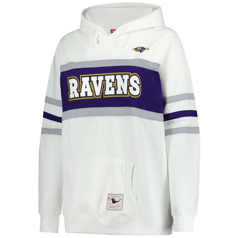 Baltimore Ravens Women's Plus Size Head Coach Throwback Pullover Hoodie | NFL New