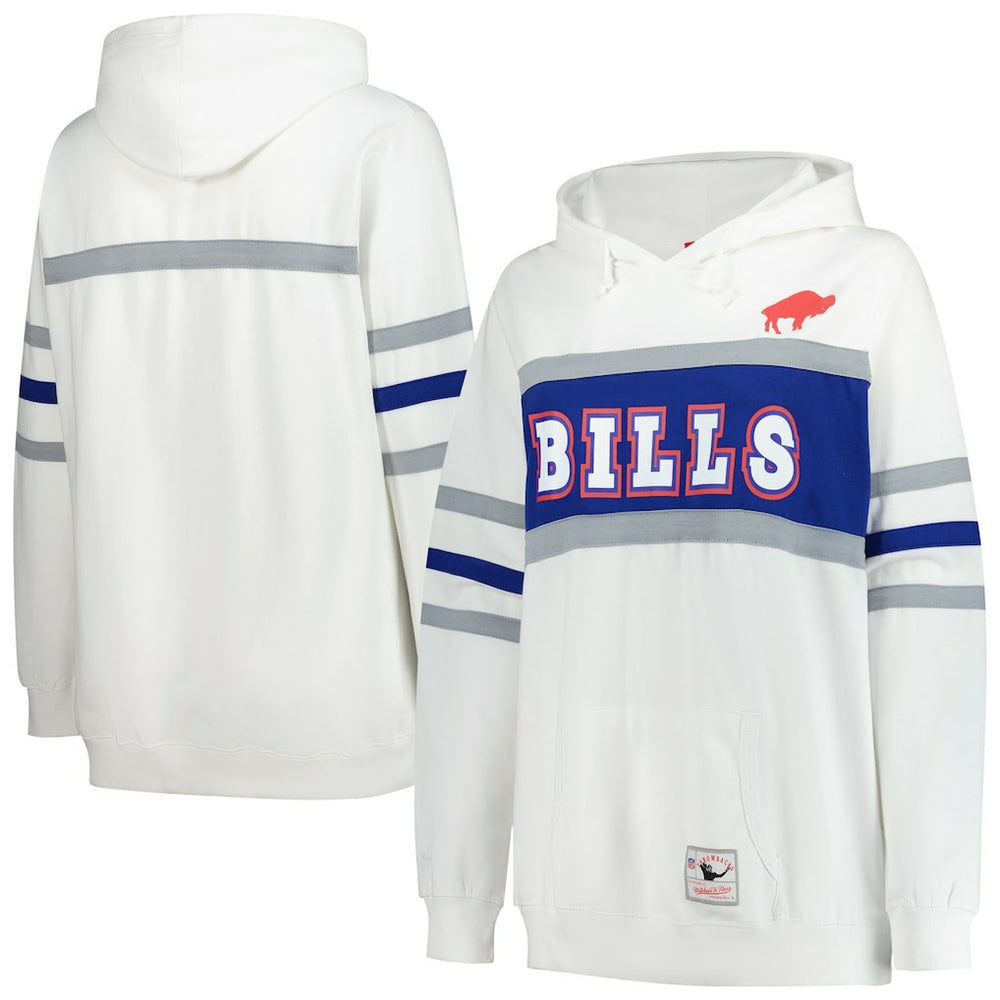 Buffalo Bills Women's Plus Size Head Coach Throwback Pullover Hoodie | NFL Hot