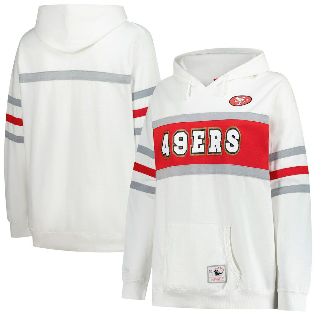 San Francisco 49ers Women's Plus Size Head Coach Throwback Pullover Hoodie | NFL Online