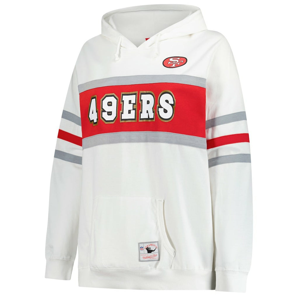 San Francisco 49ers Women's Plus Size Head Coach Throwback Pullover Hoodie | NFL Online