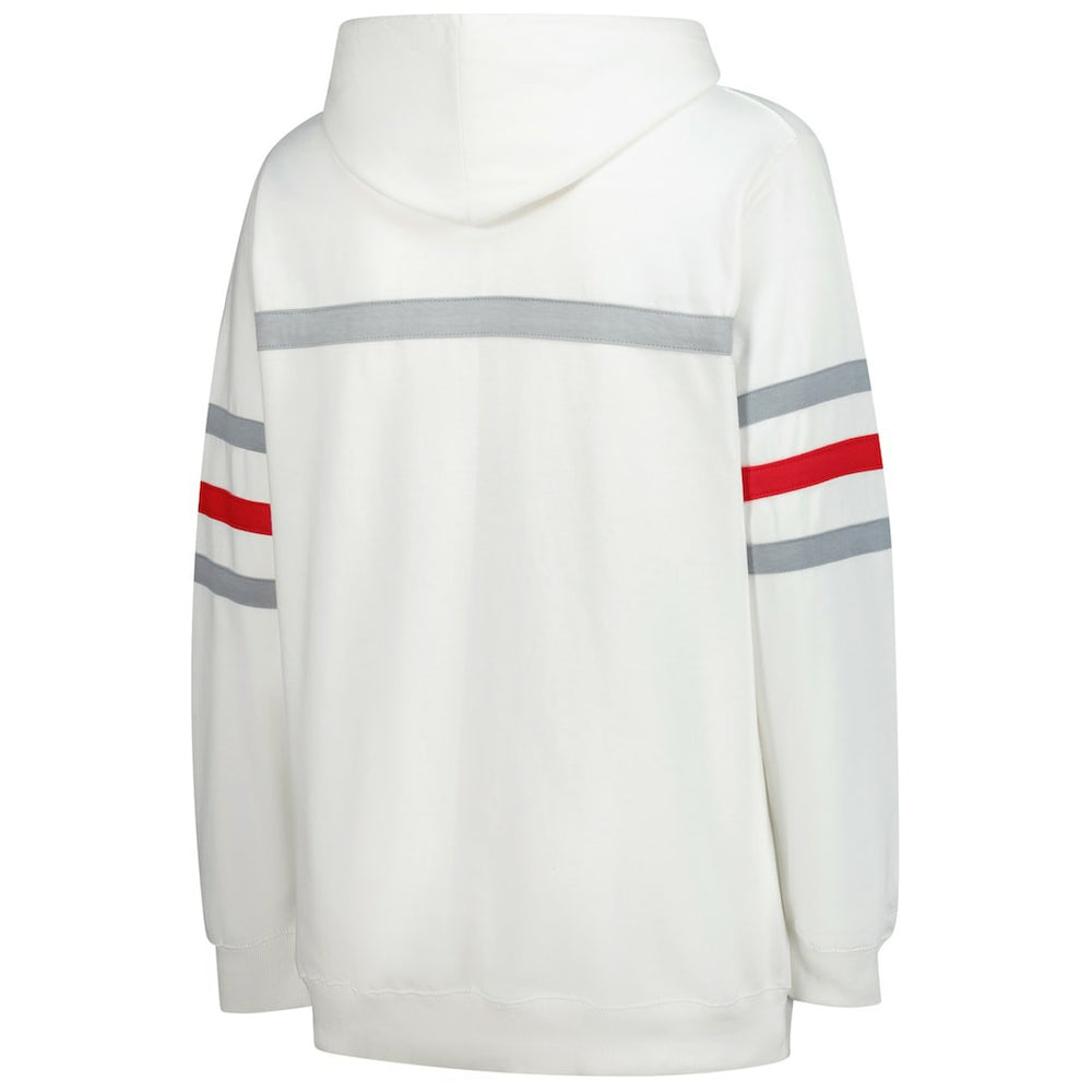 San Francisco 49ers Women's Plus Size Head Coach Throwback Pullover Hoodie | NFL Online