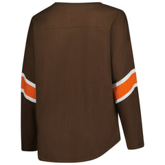 Cleveland Browns Women's Plus Size Redzone 3/4-Sleeve Scoop Neck T-Shirt | NFL On sale