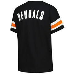 Cincinnati Bengals Women's Plus Size Redzone Notch Neck T-Shirt | NFL US
