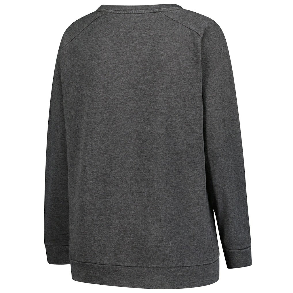 Washington Commanders Profile Women's Plus Size Acid Wash Raglan Sweatshirt | NFL US