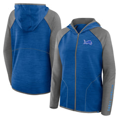 Detroit Lions Women's Plus Size End Around Pass Full-Zip Hoodie | NFL Outlet