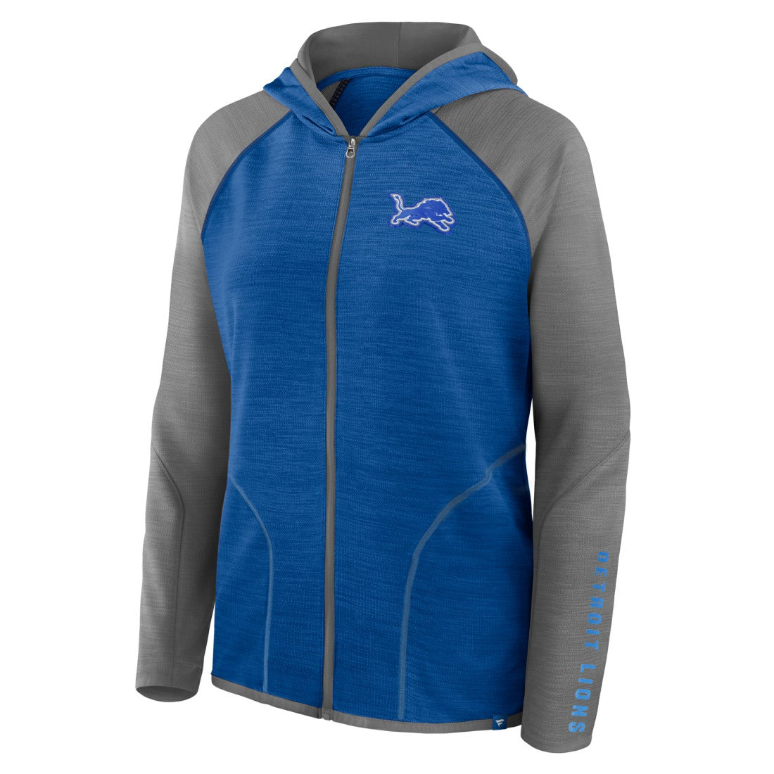 Detroit Lions Women's Plus Size End Around Pass Full-Zip Hoodie | NFL Outlet