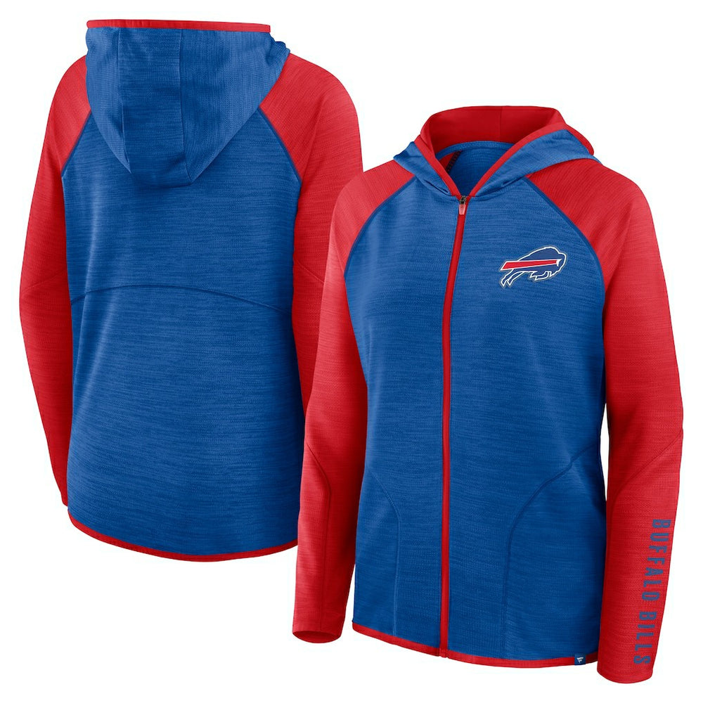 Buffalo Bills Women's Plus Size End Around Pass Full-Zip Hoodie | NFL Discount
