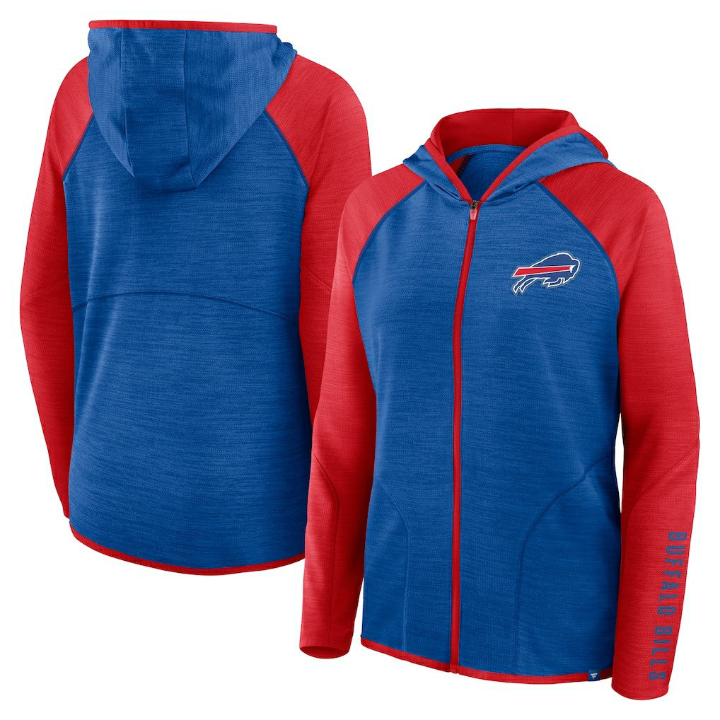 Buffalo Bills Women's Plus Size End Around Pass Full-Zip Hoodie | NFL Discount