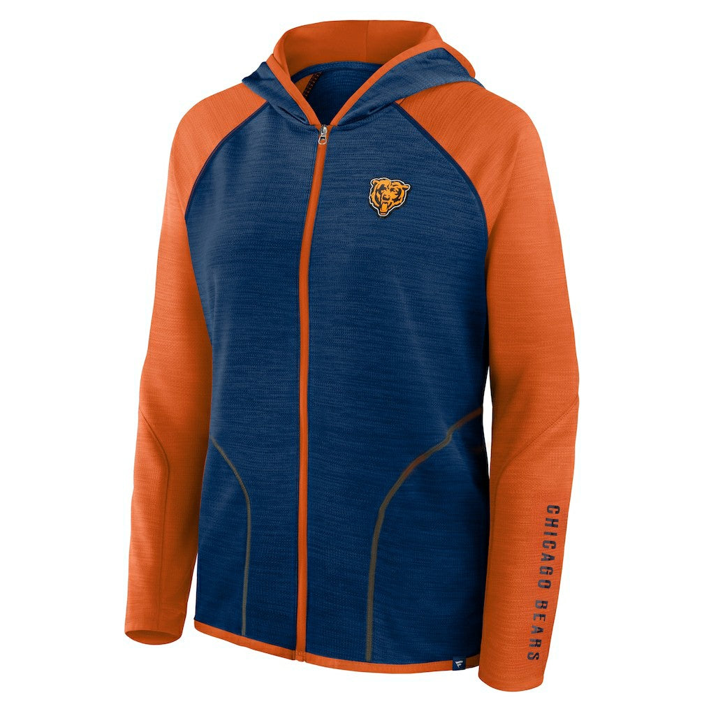 Chicago Bears Women's Plus Size End Around Pass Full-Zip Hoodie | NFL Sale
