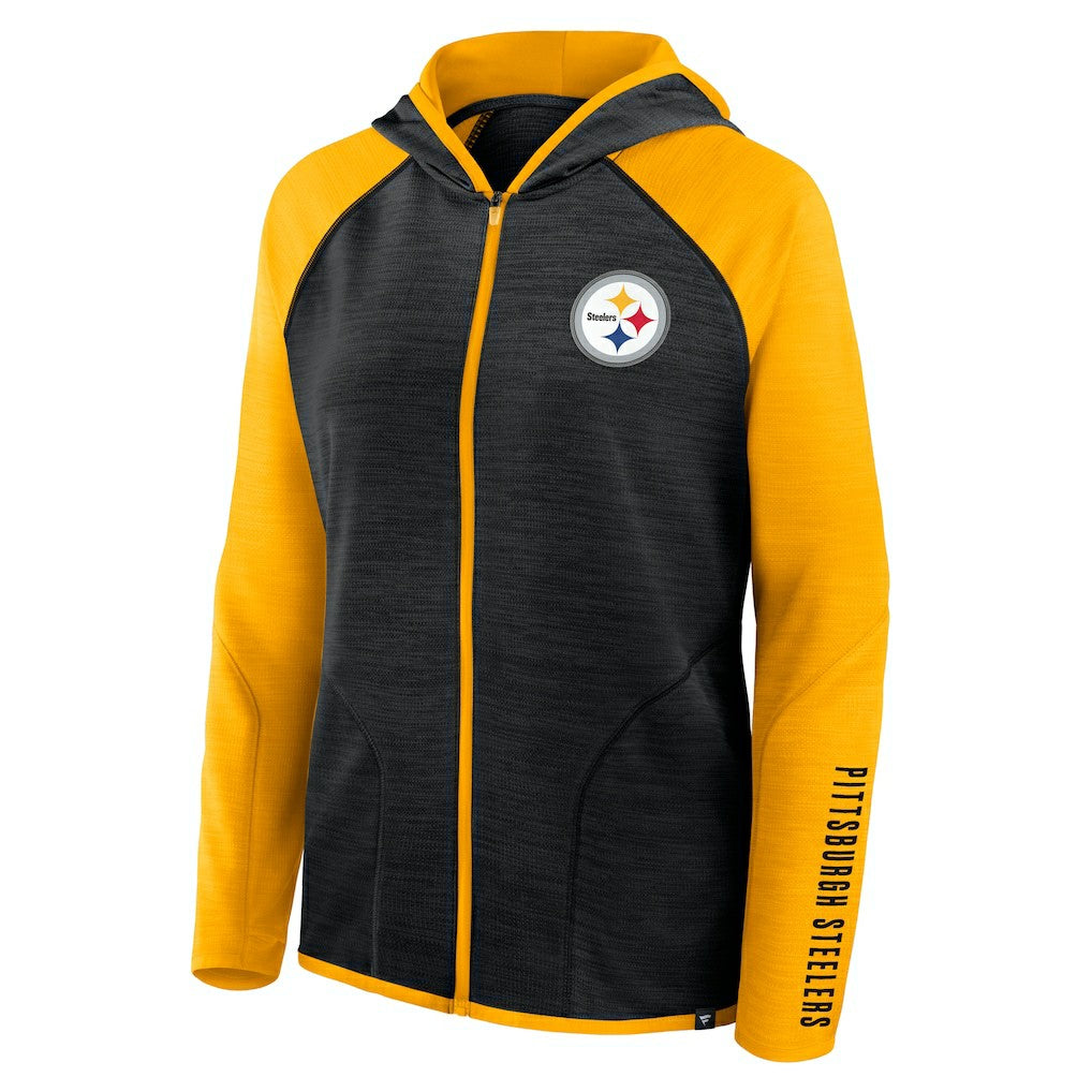 Pittsburgh Steelers Women's Plus Size End Around Pass Full-Zip Hoodie | NFL Sale