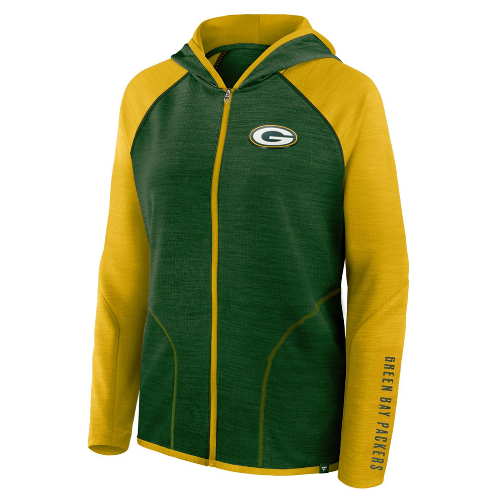 Green Bay Packers Women's Plus Size End Around Pass Full-Zip Hoodie | NFL On sale