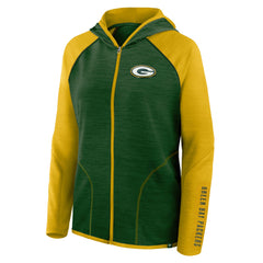 Green Bay Packers Women's Plus Size End Around Pass Full-Zip Hoodie | NFL On sale