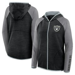 Las Vegas Raiders Women's Plus Size End Around Pass Full-Zip Hoodie | NFL New