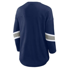 Dallas Cowboys Women's Plus Size Redzone 3/4-Sleeve Scoop Neck T-Shirt | NFL Hot