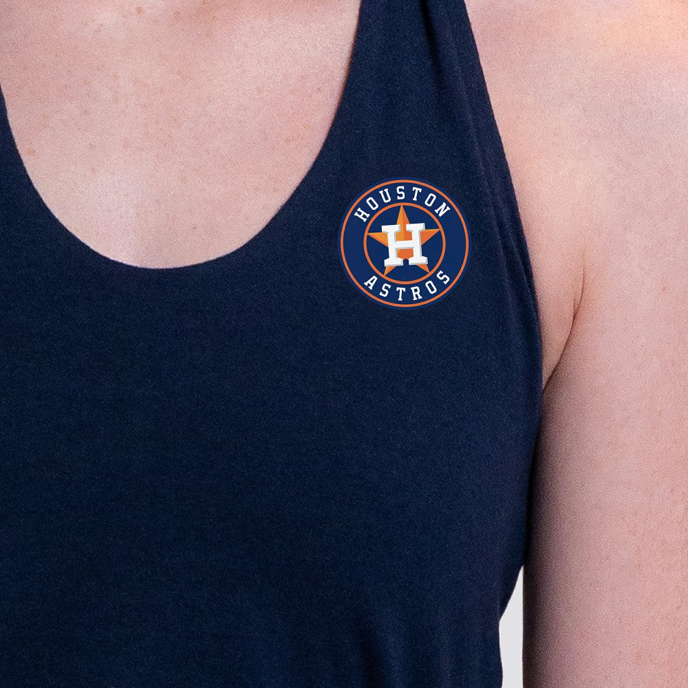 Houston Astros Lusso Women's Noelle V-Neck Tank Top - MLB Tanks