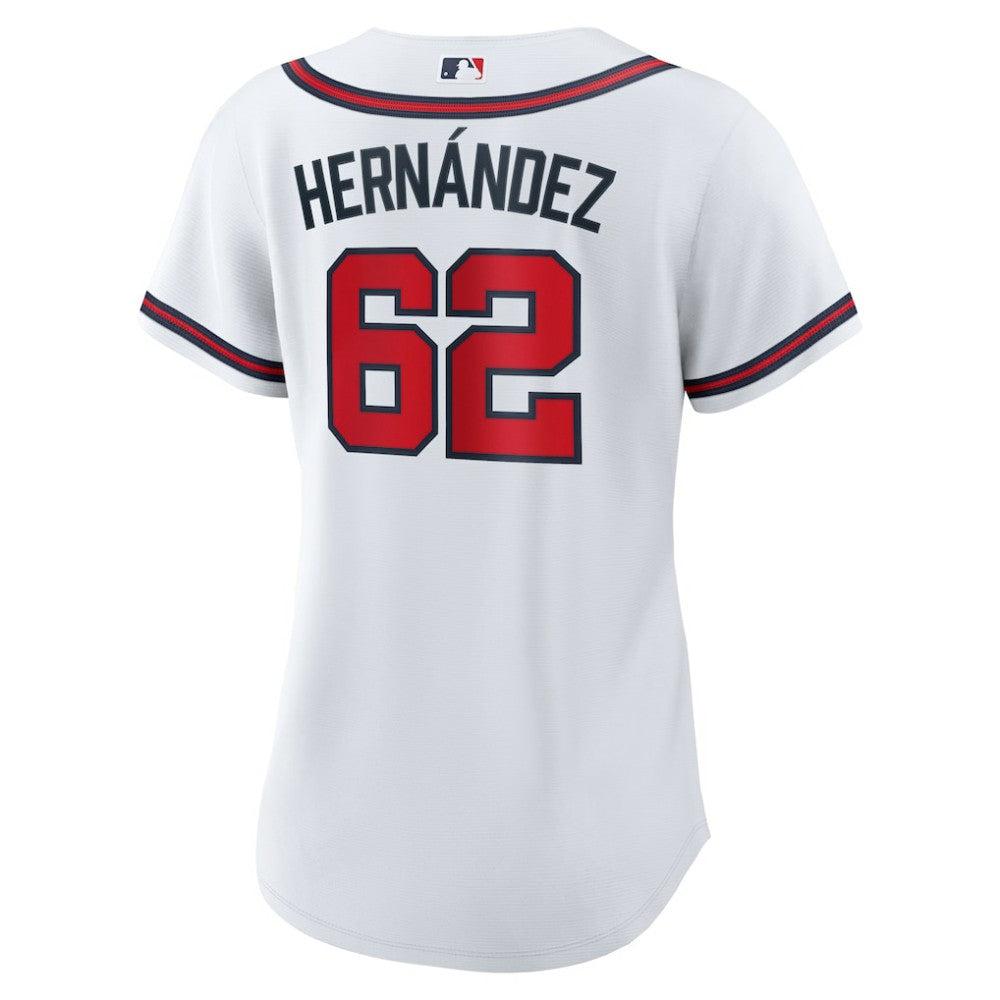 Daysbel Hernandez Atlanta Braves Nike Women's Home Replica Jersey - MLB Jerseys
