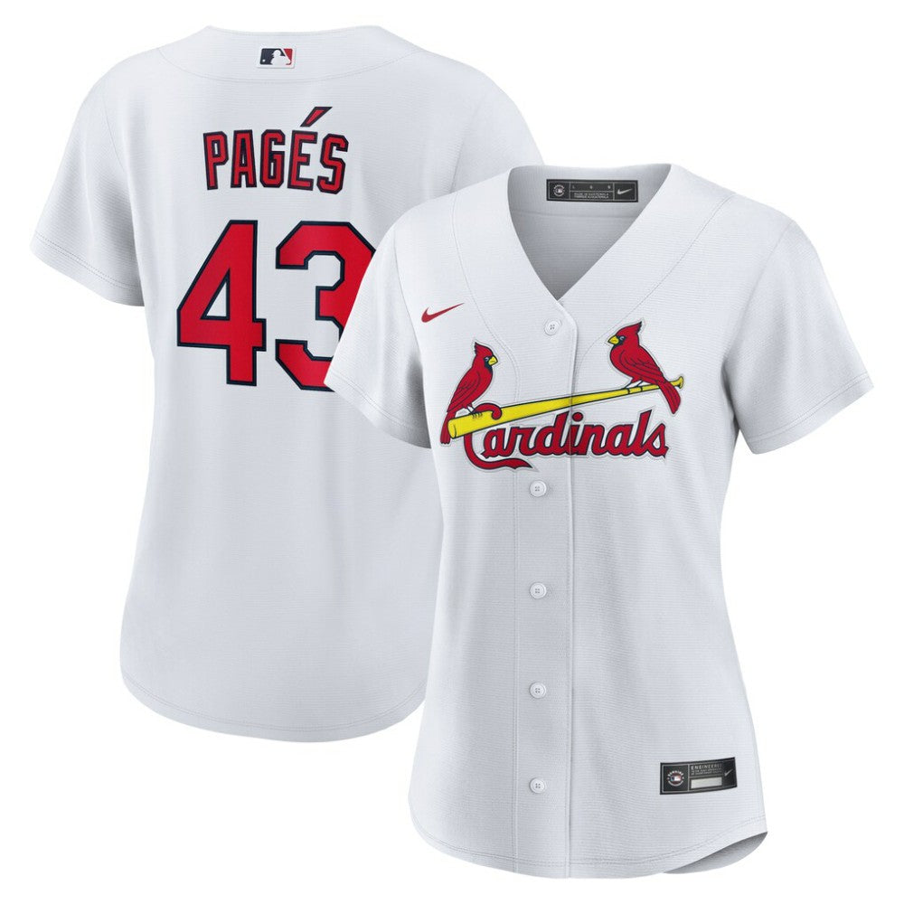 Pedro Pagés St. Louis Cardinals Nike Women's Home Replica Jersey - MLB Jerseys