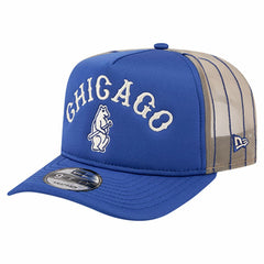 Chicago Cubs New Era Vintage Arched Foam Front 9FIFTY A-Frame Adjustable Trucker Hat - MLB Hats
