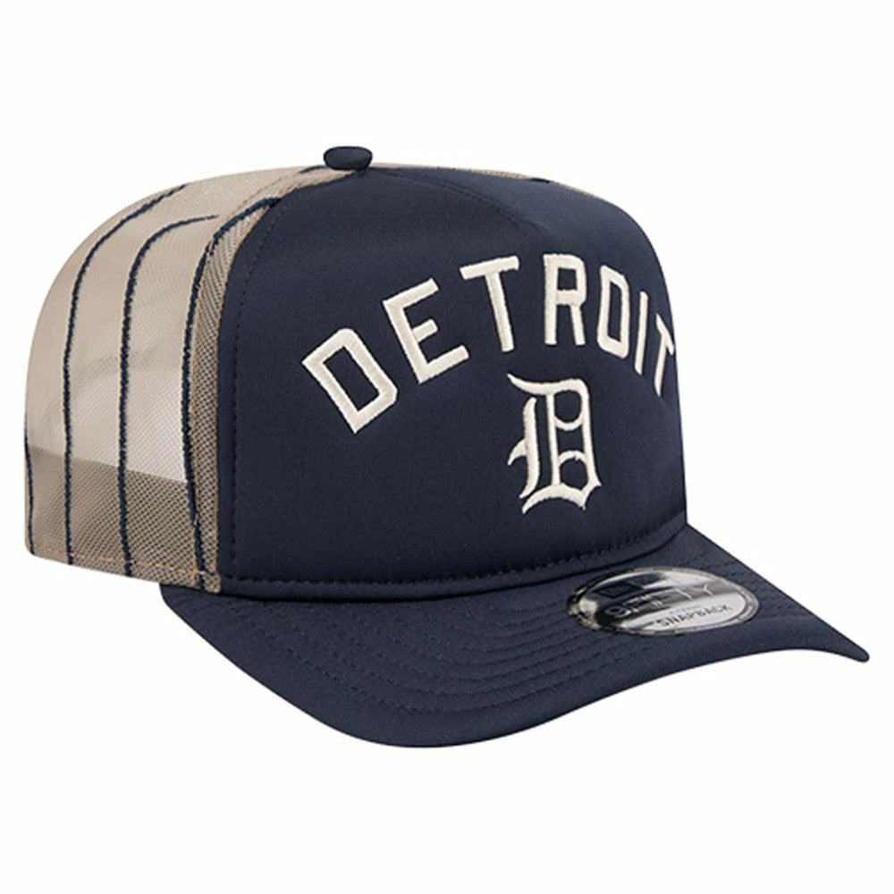Detroit Tigers New Era Vintage Arched Foam Front 9FIFTY A-Frame Adjustable Trucker Hat - MLB Hats