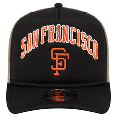 San Francisco Giants New Era Vintage Arched Foam Front 9FIFTY A-Frame Adjustable Trucker Hat - MLB Hats