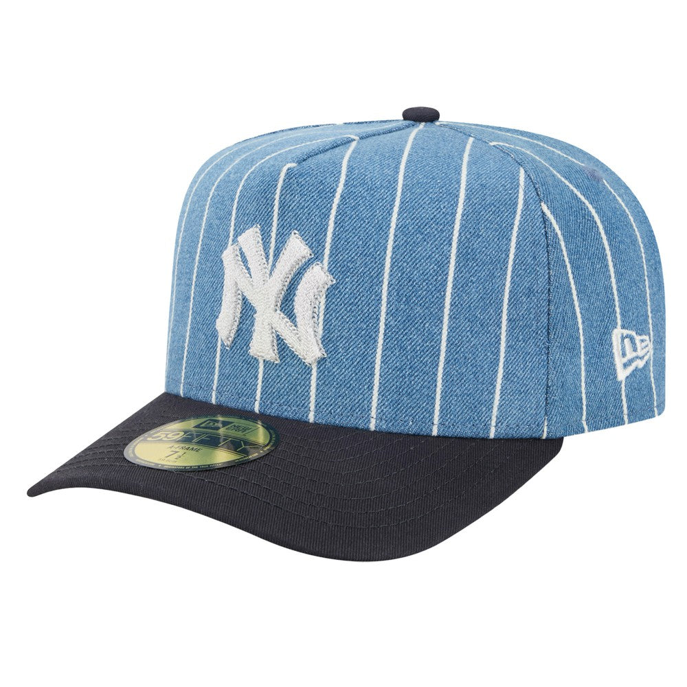 New York Yankees New Era Parallel A-Frame 59FIFTY Fitted Hat - MLB Hats