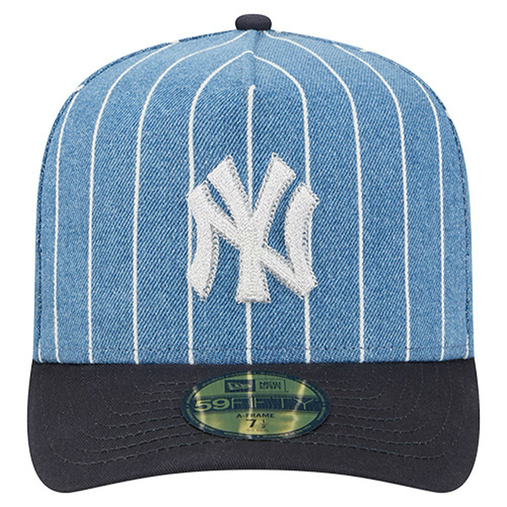 New York Yankees New Era Parallel A-Frame 59FIFTY Fitted Hat - MLB Hats