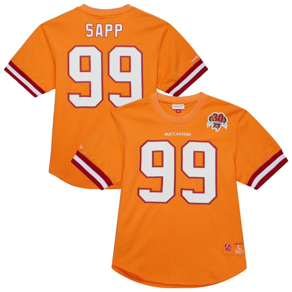 Tampa Bay Buccaneers Warren Sapp  Retired Player Name & Number Mesh Top | NFL Hot