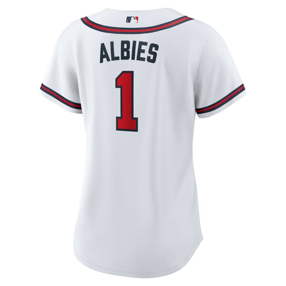 Ozzie Albies Atlanta Braves Nike Women's Home Replica Jersey - MLB Jerseys