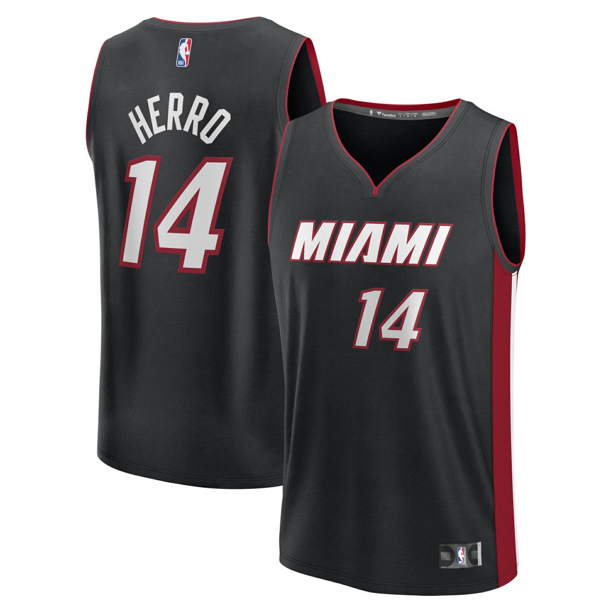 Black Tyler Herro Miami Heat Fast Break Replica Player Jersey | NBA