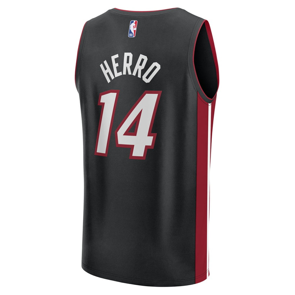 Black Tyler Herro Miami Heat Fast Break Replica Player Jersey | NBA