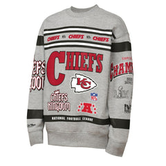 Kansas City Chiefs Youth Throwback All-Over Print Fleece Sweatshirt | NFL Hot