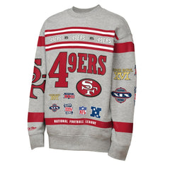 San Francisco 49ers Youth Throwback All-Over Print Fleece Sweatshirt | NFL Sale