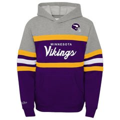 Minnesota Vikings Youth Throwback Head Coach Pullover Hoodie | NFL New