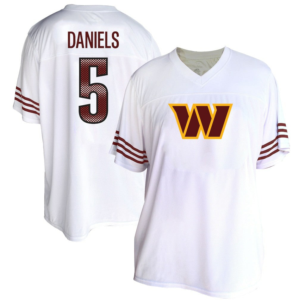 Washington Commanders Jayden Daniels  Women's Plus Size Fashion Jersey | NFL Hot