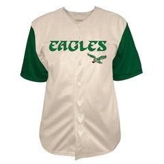 Philadelphia Eagles Saquon Barkley  Big & Tall Baseball Button-Up Shirt | NFL Hot
