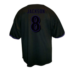 Baltimore Ravens Lamar Jackson  Big & Tall Baseball Button-Up Shirt | NFL New
